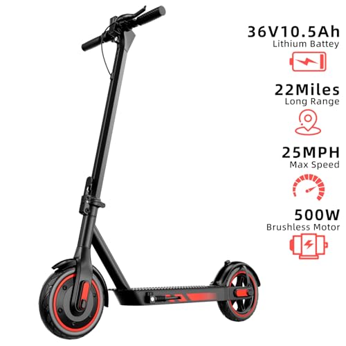 Electric Scooter for Adults, 19/25 Mph Max Speed, 21/25/35 Miles Range,350/500/600W APP Control E-Scooter with 8.5/10 Inflatable tire, Foldable Escooter with App Control, UL 2272 Certified - Image 26